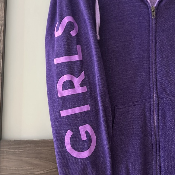 HBO girls zip up hoodie dark/light purple - Picture 4 of 5